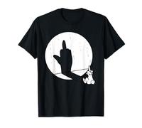 White Rabbit Shows Middle Finger in the Shadow T-Shirt