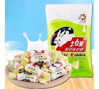White Rabbit Toffee,Gummy Candy, Milk Sugar,Chinese Specialty Snacks,Childhood Snacks Food,Dim Sum,Confectionery,Cream Sugar, Fudge,Sweet Rich Snack Gifts (Yogurt flavor,227g*1bag)
