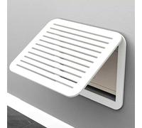 White Radiator Cover, Electrical Panel Cover Hollow Screen Punch-Free Decorative Wall Hide, Wide Flip-Up Fuse Box, for Office Living Room Bedroom Hallway(44x33cm/17.3x13in)