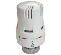 White Radiator Thermostatic TRV Valve Head Replacement M30 x 1.5 Universal for All Manufacturers