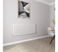 White Radiators Horizontal Rad Single Flat Panel Central Heating Radiators 600 * 1428mm