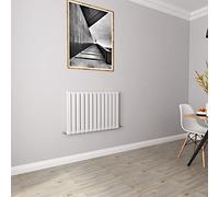 White Radiators Horizontal Small Rad Single Flat Panel Central Heating Radiators 600 * 884mm