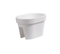 (White) Railing Planter Plant Flower Bridge Pot Hanging Plant Trough Fence Balcony Rail