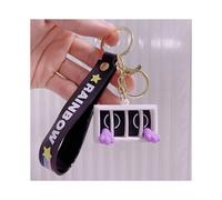 (White) Rainbow Friends Roblox Purpletoy Keychain Pendant Figure The Gift Scientist Xmas