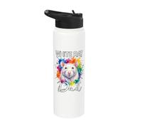 White Rat Dad White Rat Stainless Steel Insulated Water Bottle