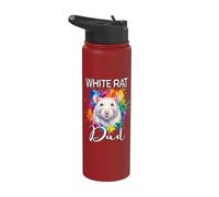White Rat Dad White Rat Stainless Steel Insulated Water Bottle