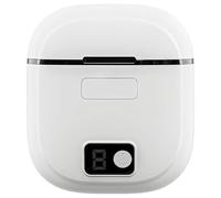 White Rechargeable Electric Nail Trimmer With Led Light, Ultra-Quiet Clipper For Seniors And Adults, Debris Storage Included, 2.9X2.6