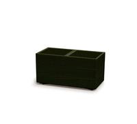 (White, Rectangle - Small) Plant Flower Pot Wood Square Planter Inner Pot Garden Patio Home Large