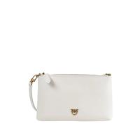 White Rectangular Clutch with Love Birds - female - PINKO - Clutches - White - ONE SIZE - Bags ONE SIZE