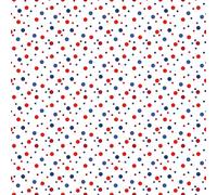 White Red Purple Colourful Confetti Pattern Print Chocolate Transfer Sheet A4 Size