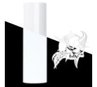 White Reflective Heat Transfer Vinyl Reflect HTV Under The Light with Heat Press for DIY T-Shirt 12 by 20 inch 2 Sheets/Bundle