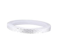 White Reflective Tape for Vehicles, Bikes, Helmets, and Clothing, Waterproof Self-Adhesive Safety Tape for Outdoor Warning and Security Marking, 8M