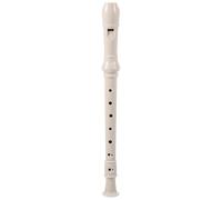 White Resin 8-Hole Soprano Recorder for Student Practice | Removable Body, Detachable Design, Easy Cleaning, Storage Bag Included for Music Class and Early Education