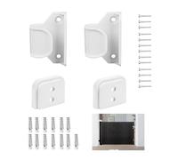 White Retractable Baby Gate Replacement Part, 2PCs Retractable Baby Gate Extension Kit Retractable Bab/y Gate Replacement Parts Kit Retractabl/e Stair Gate Replacement Par/t with Anchors (White)