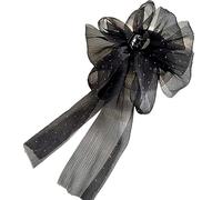 White Rhinestone Drifting Clouds Grab Clip Mesh Bow Hair Cute Hair Sweet Accessories emperament Claws Y1R7 Headdress Hair Women