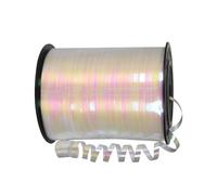 White Ribbon for Balloon,500 Yards Iridescent Curling Ribbon Sting for Balloons Ribbon,5mm Balloons String Ribbons for Gift Wrapping,Birthday Wedding Party Decorations Christmas Wrapping Ribbon
