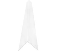 White Rigid Angle Trim - 10mm x 10mm x 1 Metre - PVC Corner Protector for Edges & Corners (2)