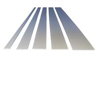 White Rigid UPVC Plastic Flat Strip, 142mm Wide x 1.5mm Thick x 1 Metre Long