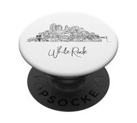 White Rock British Columbia Skyline Souvenirs Cityscape PopSockets Adhesive PopGrip