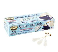 White Rock Candy Demitasse Sticks - 100 Count 21oz by Dryden & Palmer