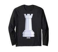 White Rook Chess Piece Costume Long Sleeve T-Shirt