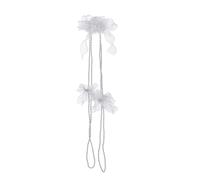White Rose Bridal and Delicate Wedding Rathoise Rope Presents Wedding Code for a Sacred and Elegant Catholic Ceremony
