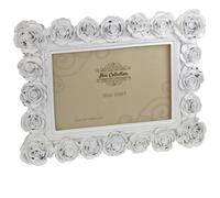 White Rose Distressed Look Photo Frame - 6x4 inch