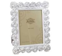 ZEP White Floral 6x4 Inch Photo Frame