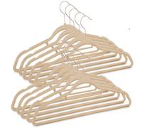 (WHITE ROSE GOLD) LIVIVO Velvet Hangers Coat Clothes Non Slip Clothes Trousers Garment Storage Holder