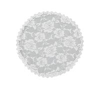 White Rose Lace Chapel Cap Veil Head Coverings for Women Church Church Hair Veils Prayer Latin Mass