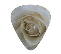 White Roses Guitar Pick 12 Picks Fashion Personalized Bass Pick Durable Electric Guitar Plectrums Instrument Accessories