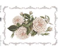 White Roses Rice Paper R0015L - 1 x A3 Sheet of decoupage Rice Paper