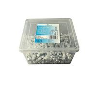 White Round Cable Clips K-Type Trade Box, 4mm- 500 Pieces