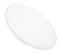 White Round Ceiling Lamp Shade for Bedroom, Minimalist Contemporary Plastic | Ceiling Light Cover, Light Fixture Cover, Easy to Install and Replace, Space Saving Design