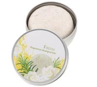 White round Hair Soap with Aluminium Box for Carry