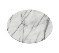 White Round Marble Lazy Susan Rotating Serving Tray Turntable Table Centre Piece