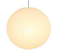 White Round Paper Lantern Lampshade, 24"x24' Large Paper Lanterns Pendant Light Shade, Chinese Foldable Design for Living Room, Bedroom, Ceiling Lampshade Party Decor