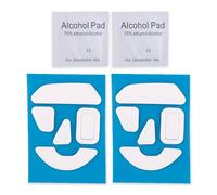 White Rounded Curved Edges Mouse Feet Pads Skates Compatible for Razer Basilisk V3 Customizable Ergonomic Wired Gaming Mouse (2 Sets)…