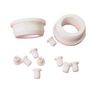 White Rubber Sealing Ring Computer Desk Cable Grommets Hole Cover Outlet Port Furniture Hardware Cabinet Vent Decor Plug(A-9mm,10Pcs)