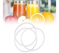 White Rubber Sealing,Rubber Seal Ring Flexible ORing Replacement Gaskets Rubber Seal Ring Fits for Juicer Blender Replacement Seals(3pcs)