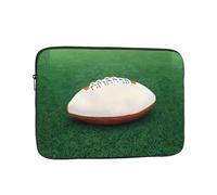 White Rugby Ball Laptop Bag Handheld Portable Briefcase Shockproof Protective Sleeve Computer Inner Bag for 10 inch inch Laptop
