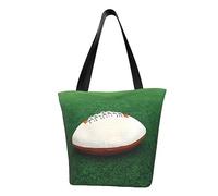 White Rugby Ball Women's shoulder handbag, crossbody shoulder bag, weekend travel shopping shoulder bag