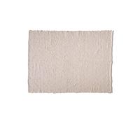 White rugs for living room - Large rugs for living room. Handmade in Spain with cotton, Short Hair, Soft and Machine Washable. Carpet home decor (120x160 cm)