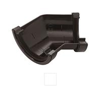White RWA2WH Half Round 135° Angle Gutter Corner Marshall Tufflex uPVC Plastic Rainwater Gutter System