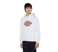 (White, S) Dickies Icon Logo Polyester Unisex Adults White Hooded Sweatshirt