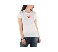 (White, S) DIESEL T SILY C Womens T Shirt Crew Neck