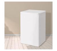 White Safe Box Cover Disguise Fits Multiple Sizes, Privacy Concealment Covers from View, Dust Prevention Cabinet Enclosure for Living Room Washable(15x13x24"(38x34x60cm))