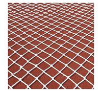 White Safety Rope Net for Kids - Anti-Fall Balcony & Stair Guardrail NetWhite Nylon Rope Wall Decoration (4x4m) - Perfect Child Safety Solution