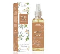 White Sage and Frankincense Smudge Spray for Spiritual Cleansing, Aromafume | 100ml/3.3 oz | Mist for Cleansing Negative Energy & Protection | Non-Toxic | Room Spray for Smokeless Sage Smudging
