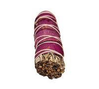 White Sage and Pink Petals 4-inch Smudge Stick